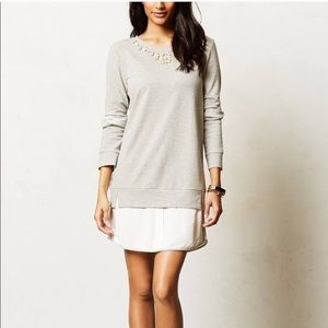 Anthropologie boundary sweater shirt dress